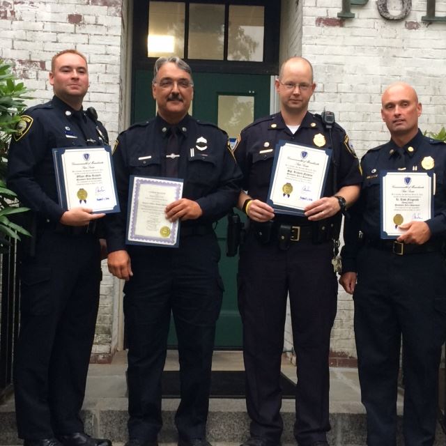 Commedation - police outside